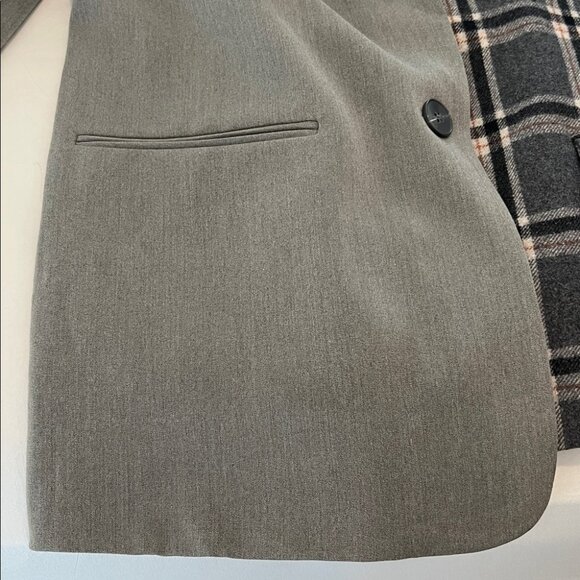 13De Marzo Plaid Blazer Jacket Grey - Picture 11 of 16